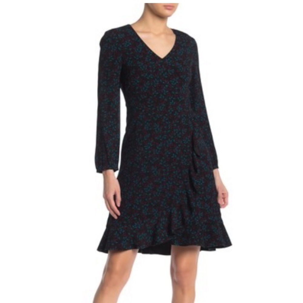 Draper James Winter Berry Long Sleeve Dress